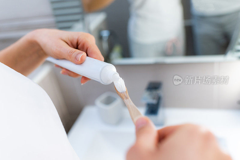 Teeth brushing routine